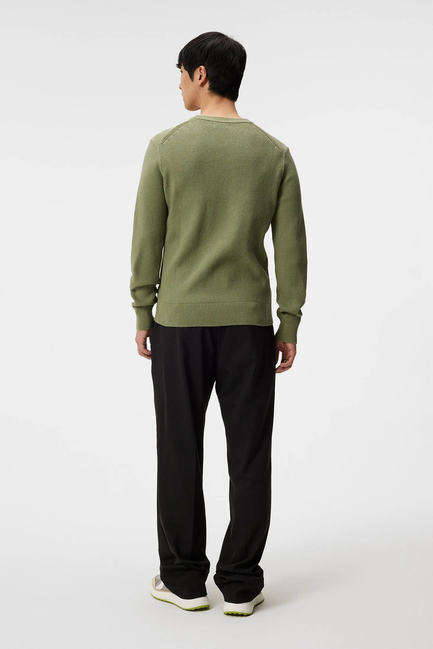 Arthur Knit Org Cotton / Oil Green