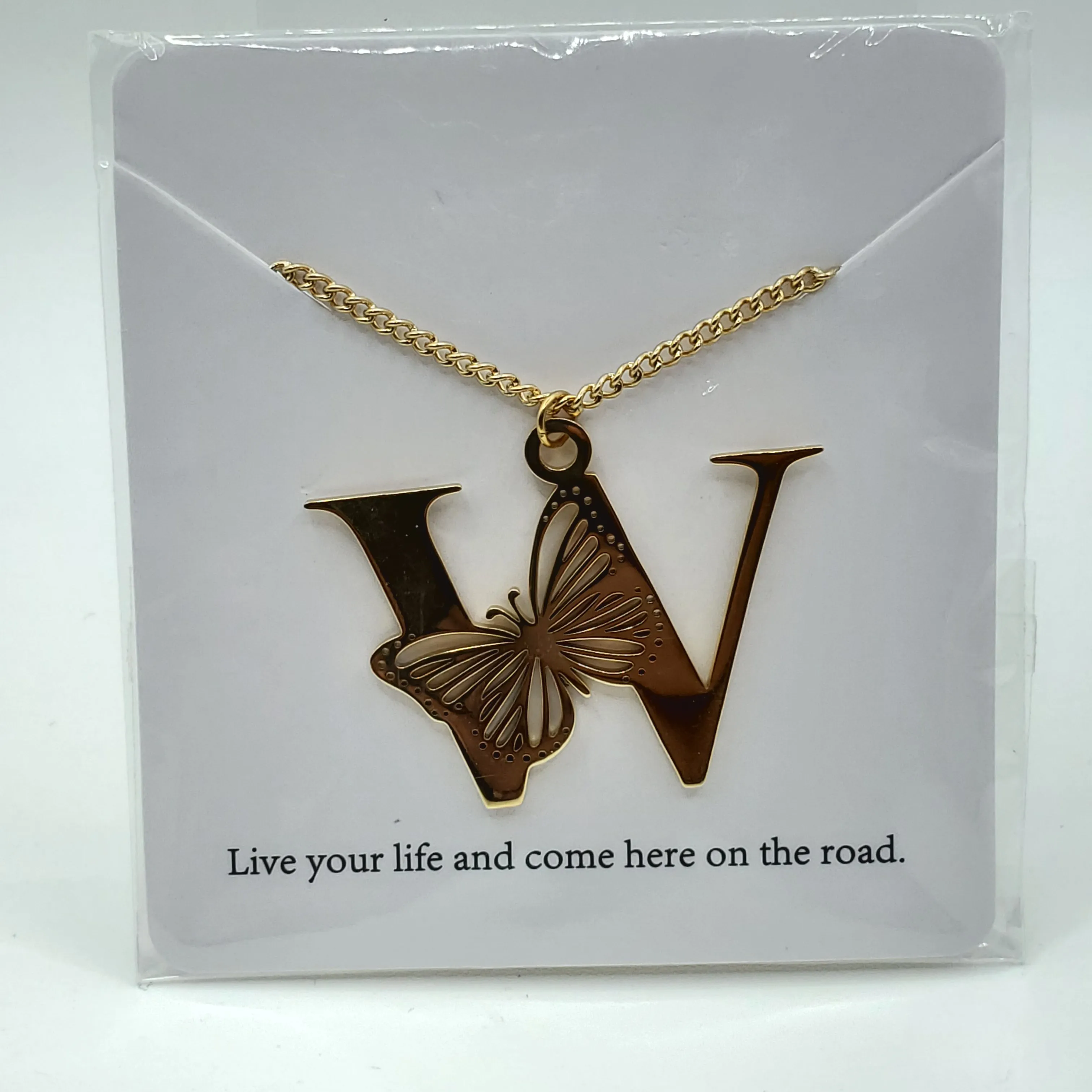 Butterfly 🦋 Initial Necklace