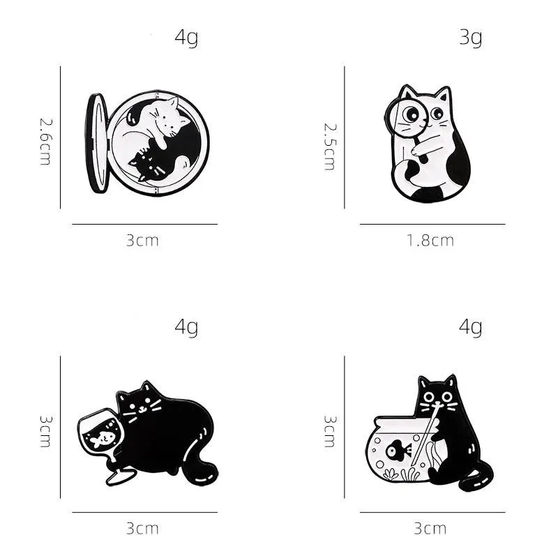 Cartoon Style Cute Animal Alloy Stamping Stoving Varnish Unisex Brooches