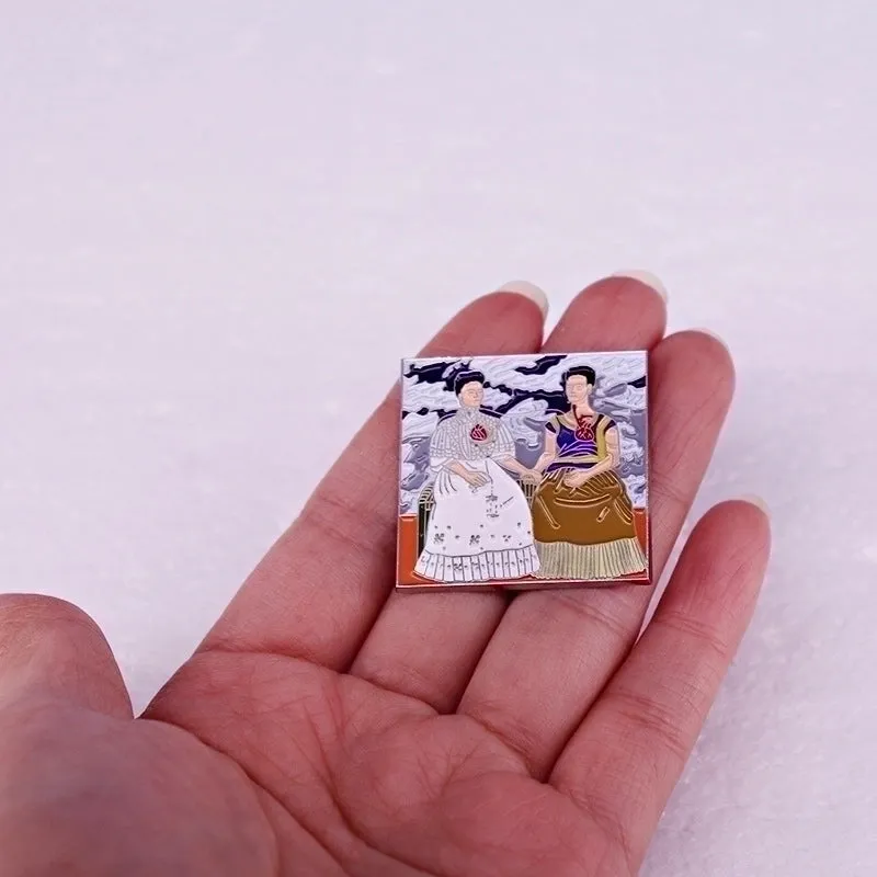Cartoon Style Pin Portrait Alloy Unisex Brooches