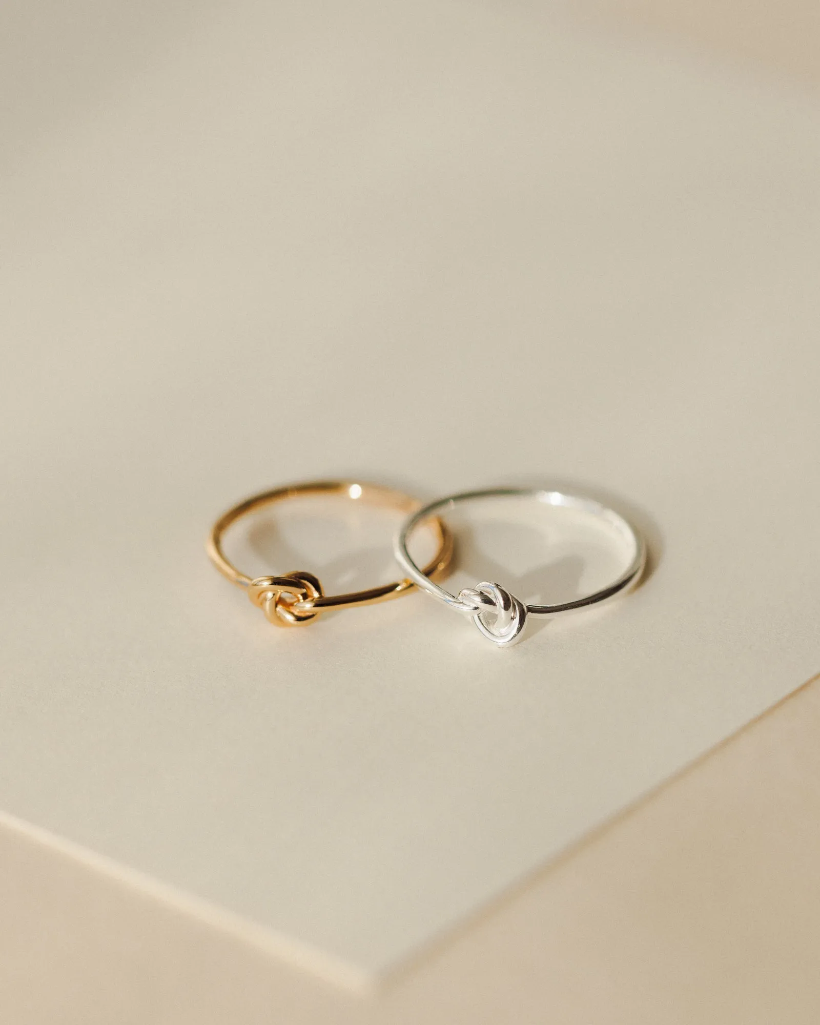 Eternal Knot Dainty Ring